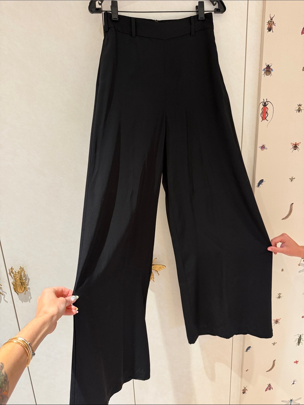 Zimmermann Black Wide Leg Pants